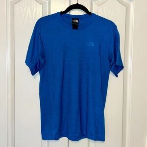 THE NORTH FACE MEN’S SPORT SHIRT BLUE SHORT SLEEVE SIZE S/P